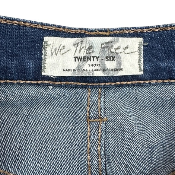 WE THE FREE x FREE PEOPLE: We The Free Teagan Denim Jean Mini Skirt - Size 26 - Picture 8 of 10